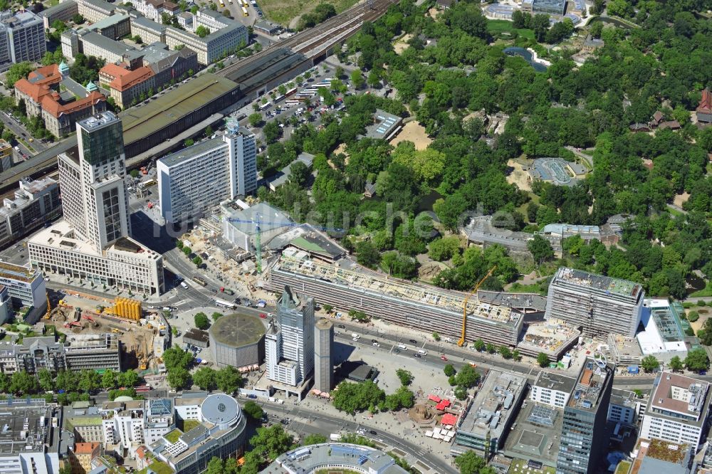 Berlin aus der Vogelperspektive: Hochhaus Zoofenster in der City West in Charlottenburg in Berlin