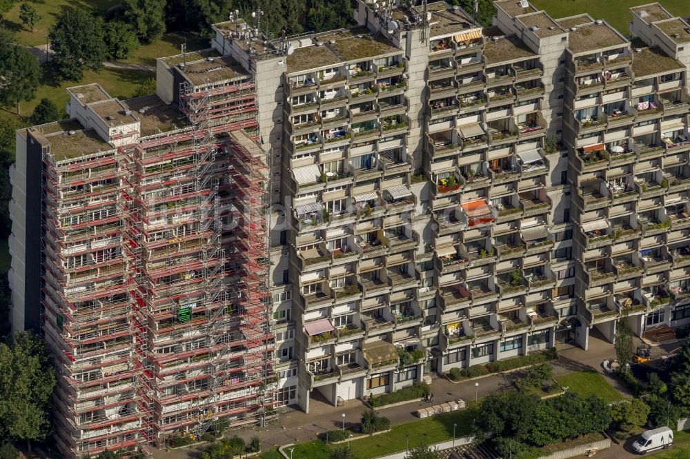 Luftbild Dortmund - Hochhausanlage Hannibal im Bezirk Dorstfeld in Dortmund im Bundesland Nordrhein-Westfalen