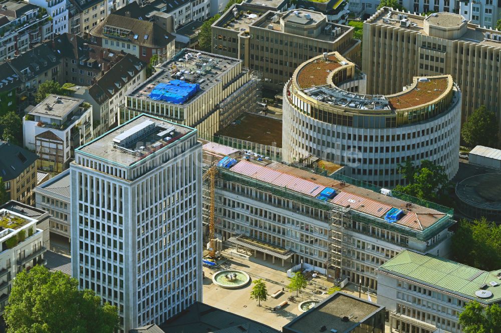 Köln aus der Vogelperspektive: Hochhausgebäude Haus Gerling in Köln im Bundesland Nordrhein-Westfalen, Deutschland