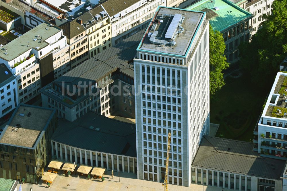 Köln aus der Vogelperspektive: Hochhausgebäude Haus Gerling in Köln im Bundesland Nordrhein-Westfalen, Deutschland