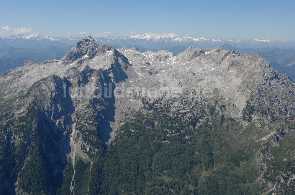 Weißbach bei Lofen von oben - Hochkranz