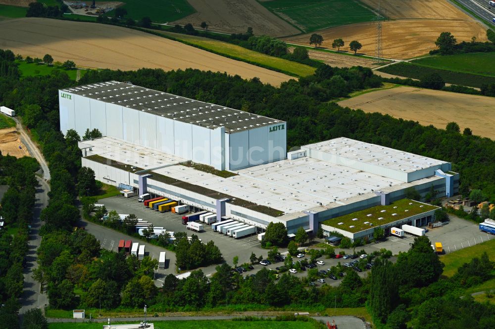 Luftbild Heilbronn - Hochregal- Lager-Gebäudekomplex und Logistikzentrum auf dem Gelände der LEITZ ACCO Brands GmbH & Co KG in Heilbronn im Bundesland Baden-Württemberg, Deutschland