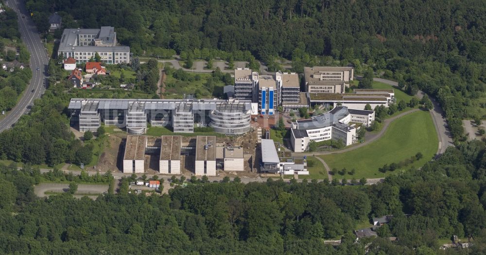 Luftaufnahme Hagen - Hochschulviertel mit dem Campus der Fernuniversität / Universität Hagen im Bundesland Nordrhein-Westfalen NRW