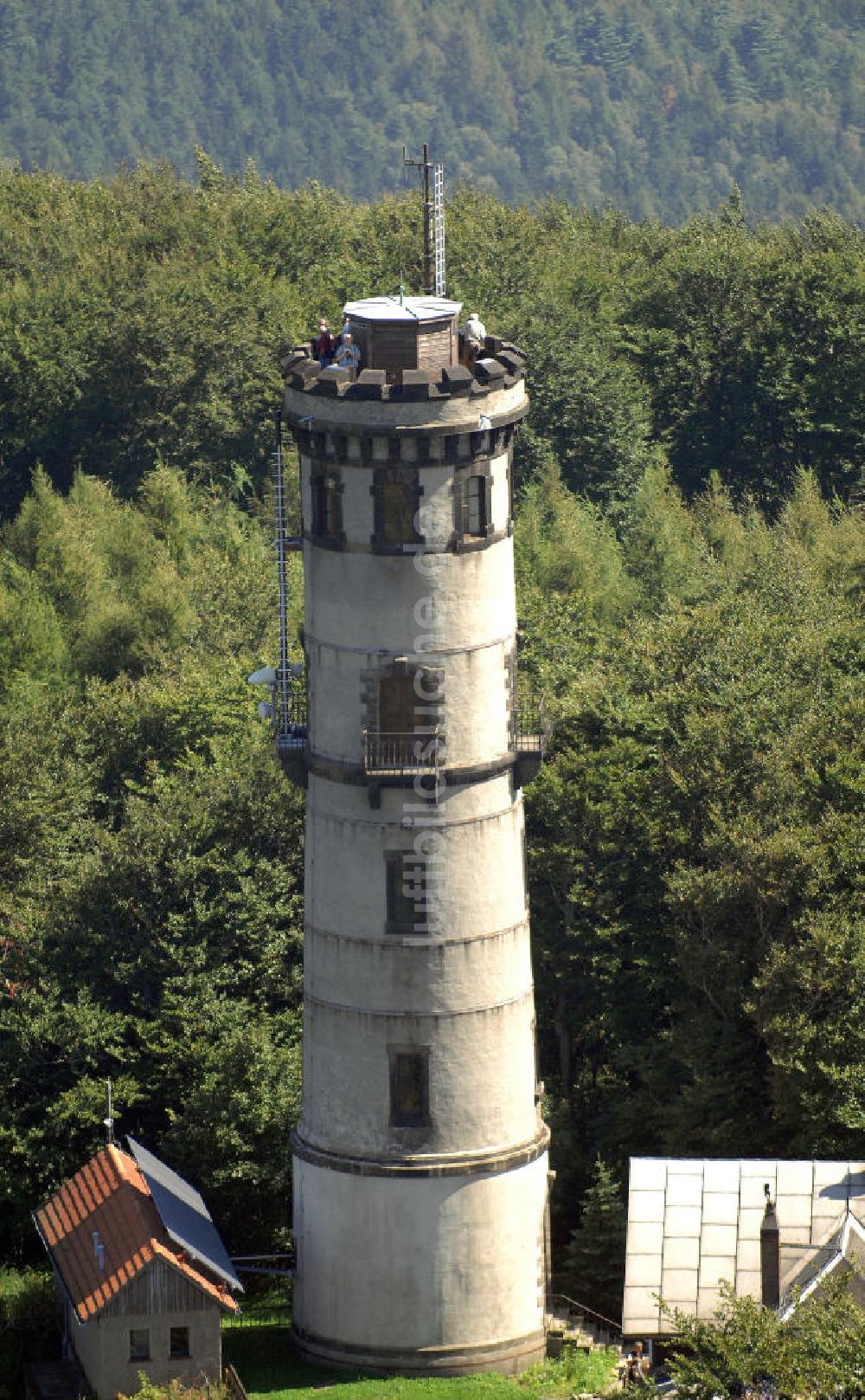 Luftbild Oybin - Hochwald-Turmbaude