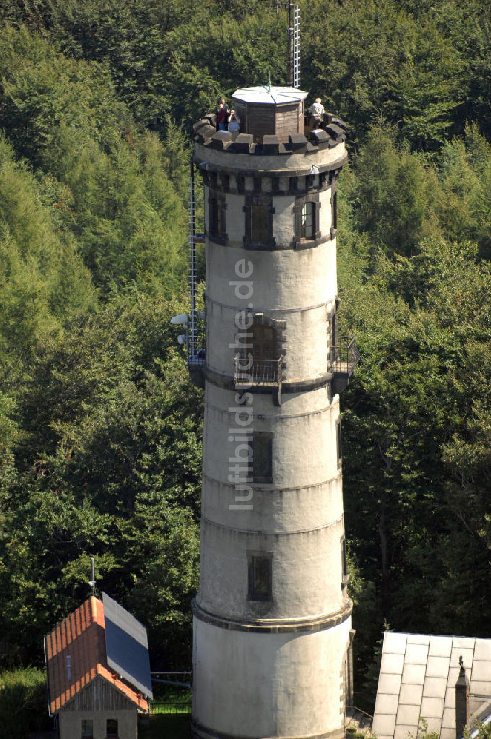 Luftaufnahme Oybin - Hochwald-Turmbaude