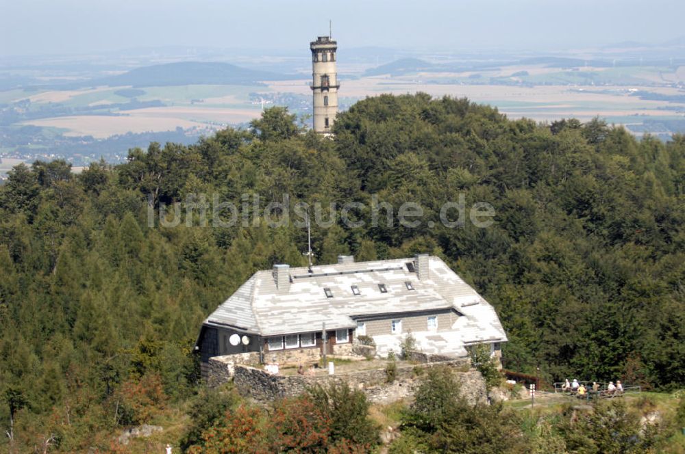 Luftaufnahme Oybin - Hochwaldbaude