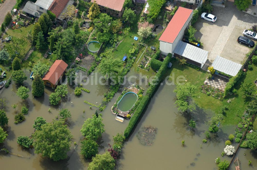 Frankfurt / Oder von oben - Hochwasser 2010 in Frankfurt / Oder im Bundesland Brandenburg