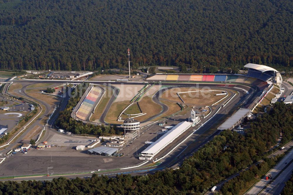 Hockenheim aus der Vogelperspektive: Hockenheimring