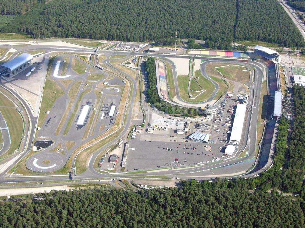 Hockenheim / Baden-Württemberg aus der Vogelperspektive: Hockenheimring