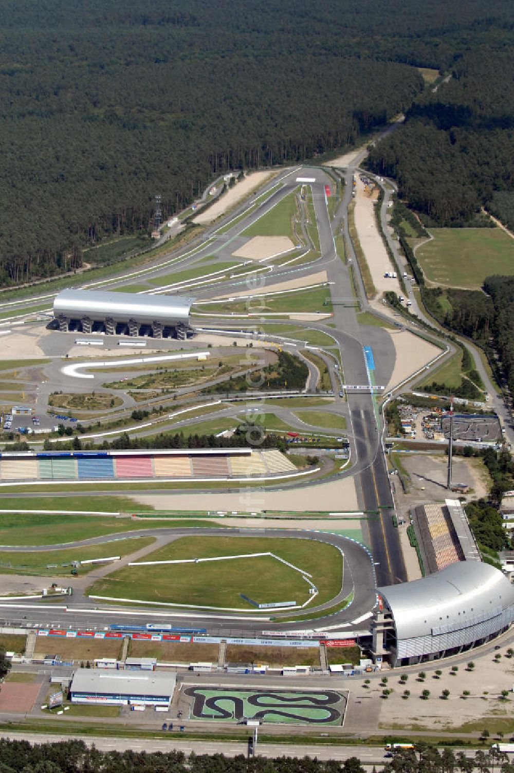 Luftaufnahme Hockenheim - Hockenheimring Baden-Württemberg