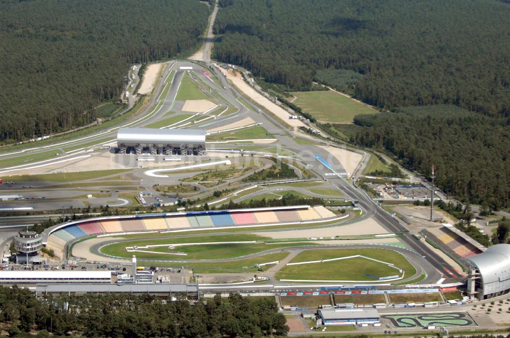 Hockenheim von oben - Hockenheimring Baden-Württemberg