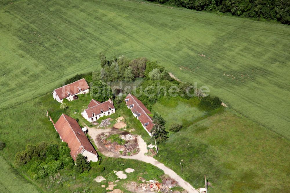 Luftbild Chaumont-sur-Loire - Hof bei Chaumont-sur-Loire