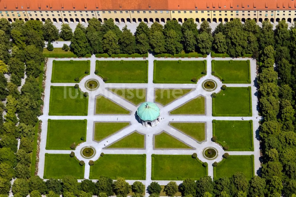 Luftbild München - Hofgarten in München im Bundesland Bayern