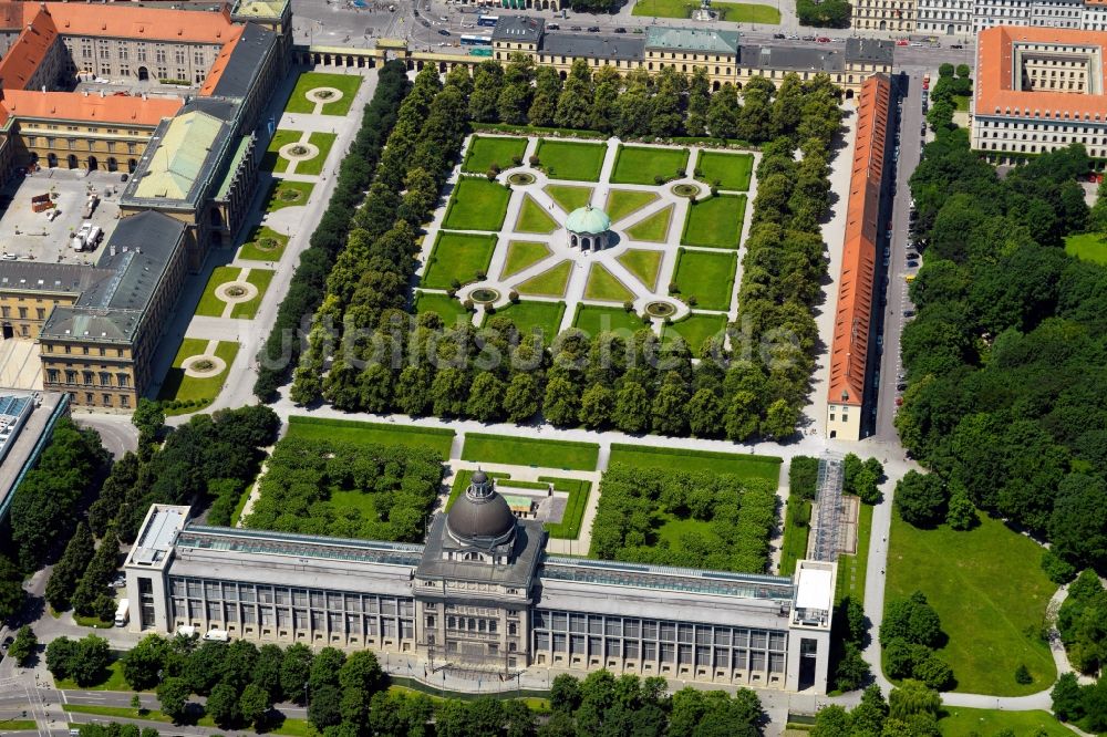 Luftaufnahme München - Hofgarten in München im Bundesland Bayern