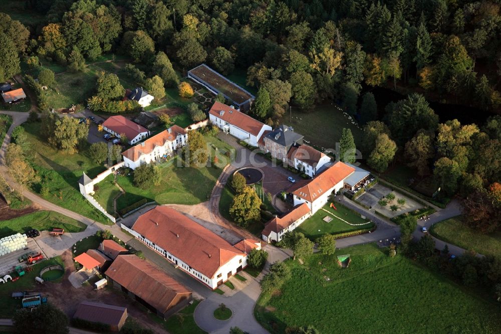 Tholey von oben - Hofgut Imsbach in Tholey im Bundesland Saarland