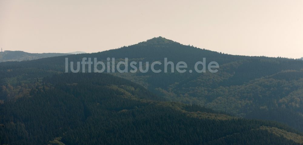 Herresbach von oben - Hohe Acht bei Herresbach im Bundesland Nordrhein-Westfalen