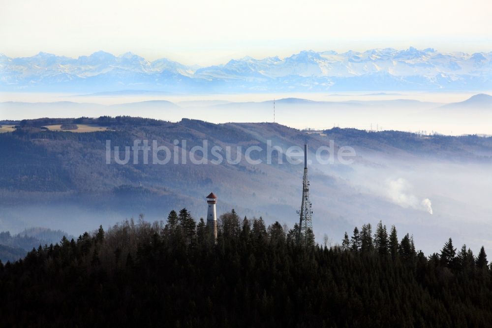 Schopfheim aus der Vogelperspektive: Hohe Möhr in den Alpen in Schopfheim im Bundesland Baden-Württemberg