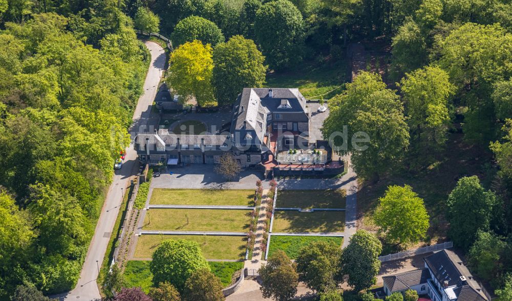 Luftaufnahme Hagen - Hohenhof- Jugendstil- Villa des Osthaus Museums am Stirnband in Hagen im Bundesland Nordrhein-Westfalen