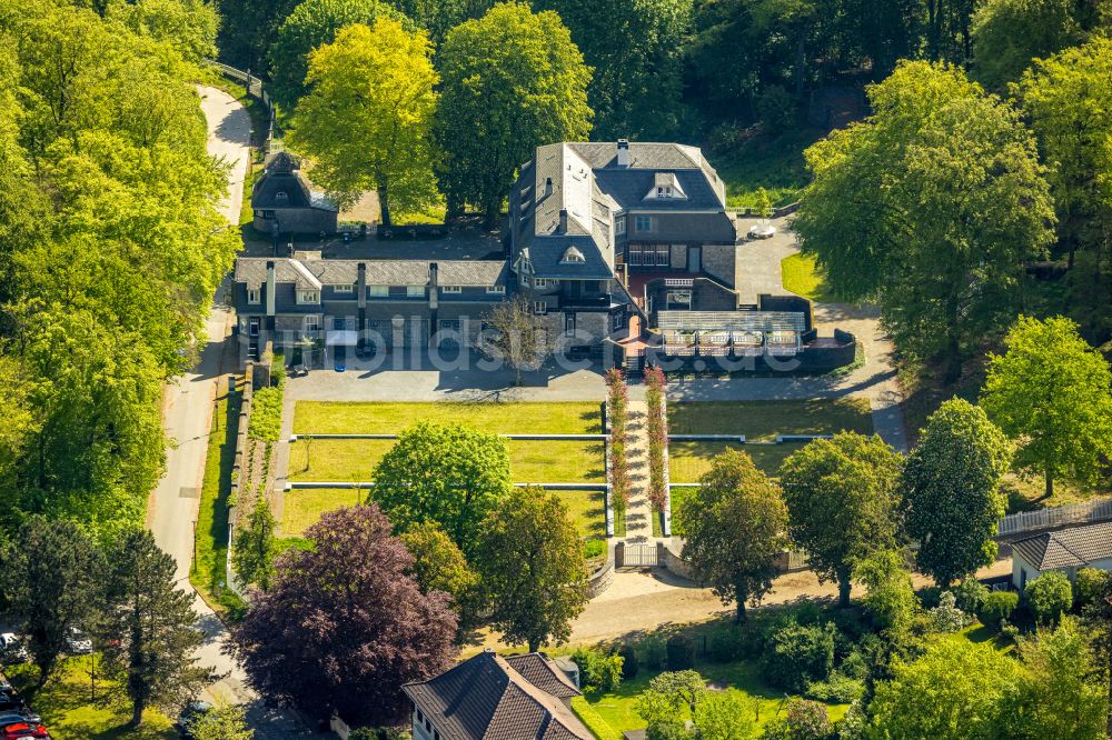 Luftaufnahme Hagen - Hohenhof- Jugendstil- Villa des Osthaus Museums am Stirnband in Hagen im Bundesland Nordrhein-Westfalen
