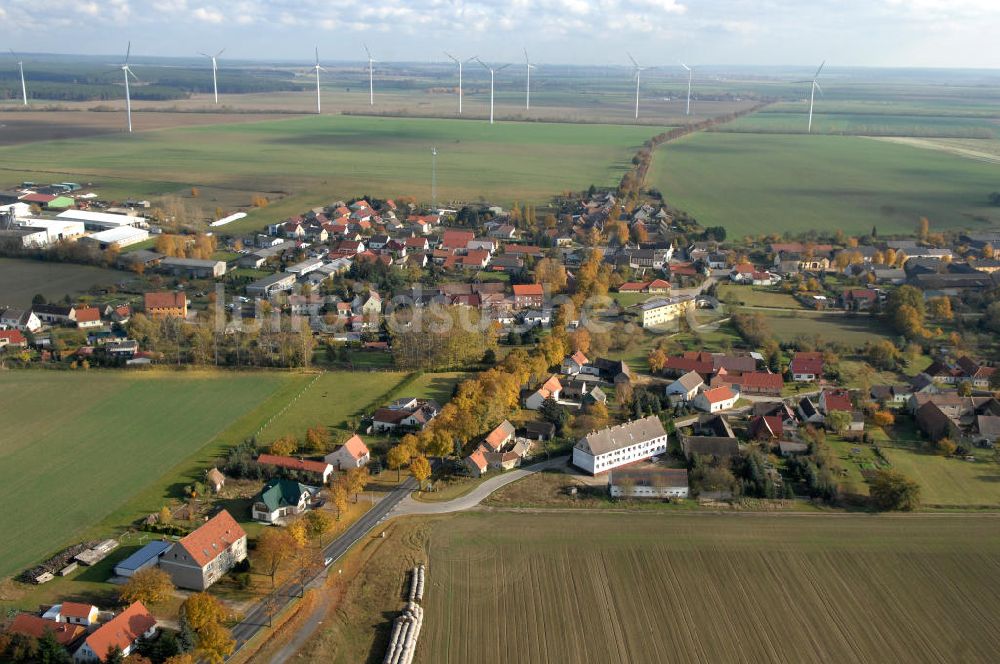 Luftaufnahme Niederer Fläming - Hohenseefeld in Brandenburg