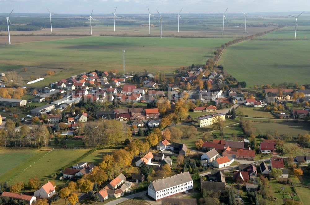 Niederer Fläming von oben - Hohenseefeld in Brandenburg