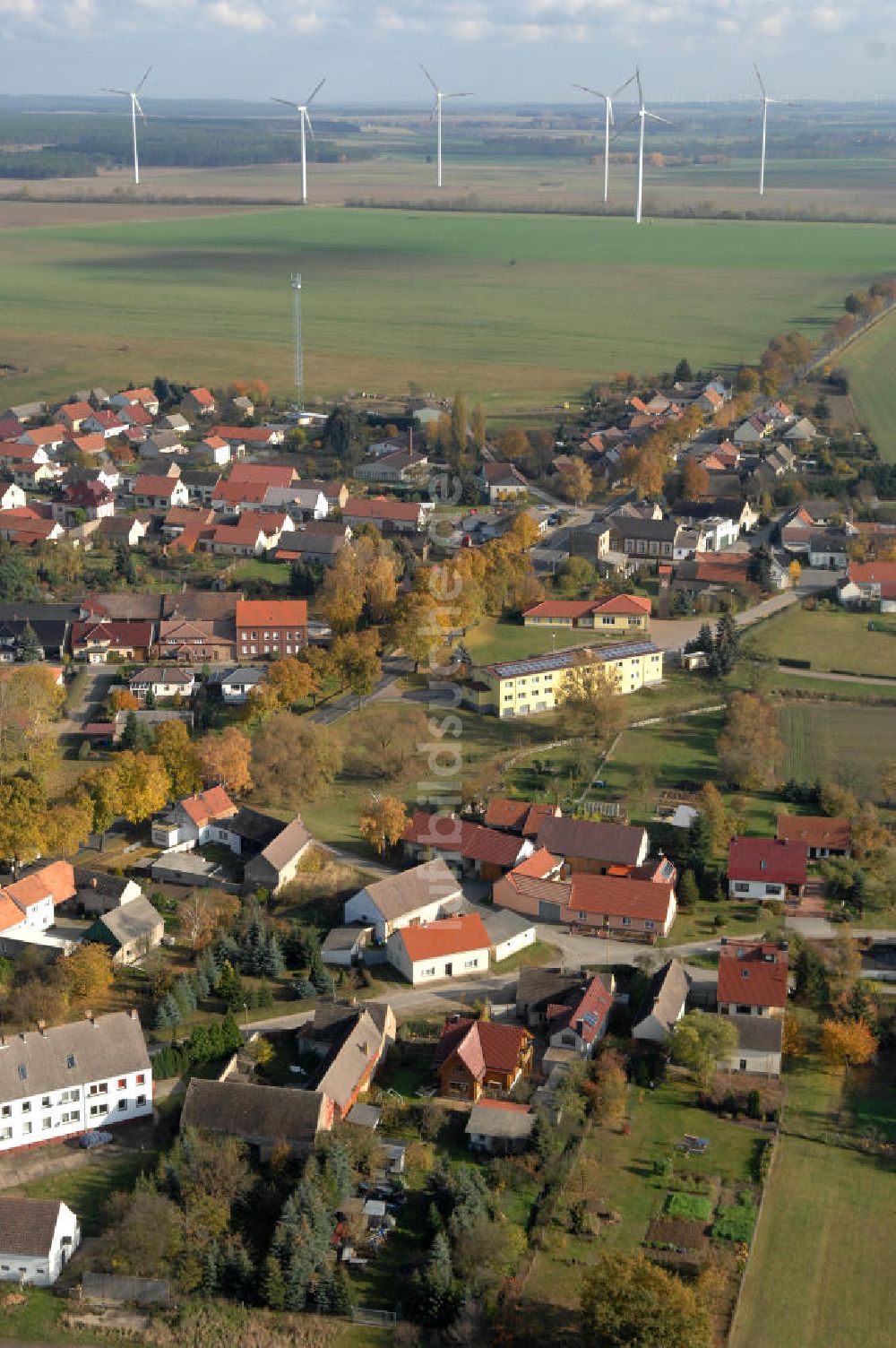 Niederer Fläming aus der Vogelperspektive: Hohenseefeld in Brandenburg