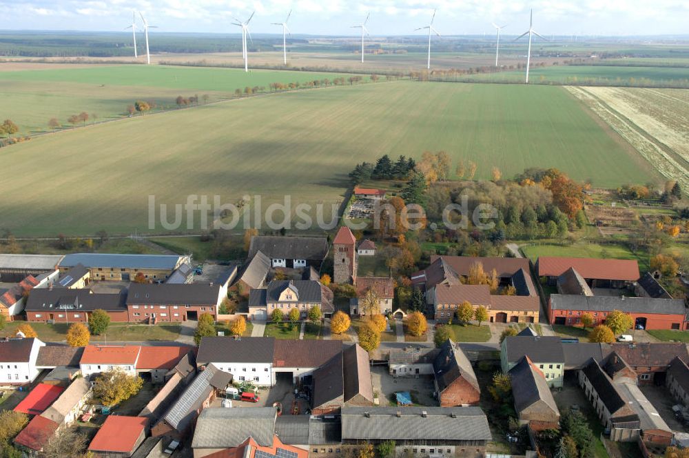 Luftaufnahme Niederer Fläming - Hohenseefeld in Brandenburg