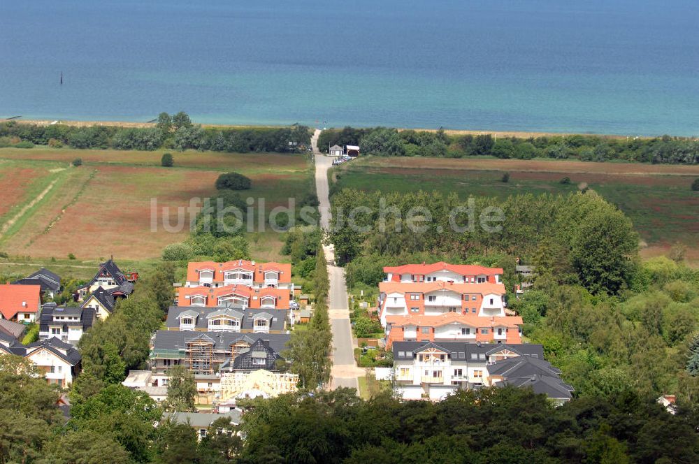 Graal-Müritz aus der Vogelperspektive: holiday houses / holiday flats / Ferienhäuser in Graal-Müritz in Mecklenburg-Vorpommern / MV