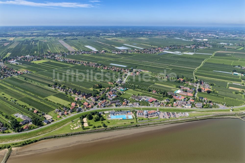 Luftbild Hollern-Twielenfleth - Hollern Twielenfleth im Bundesland Niedersachsen, Deutschland