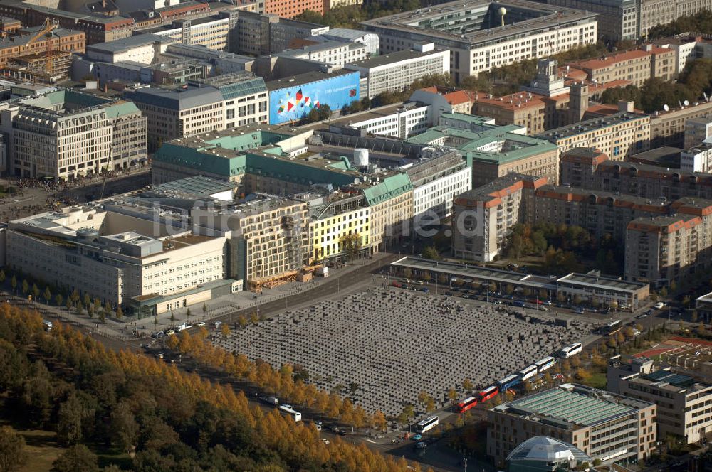 Berlin von oben - Holocaust Mahnmal in Berlin Mitte