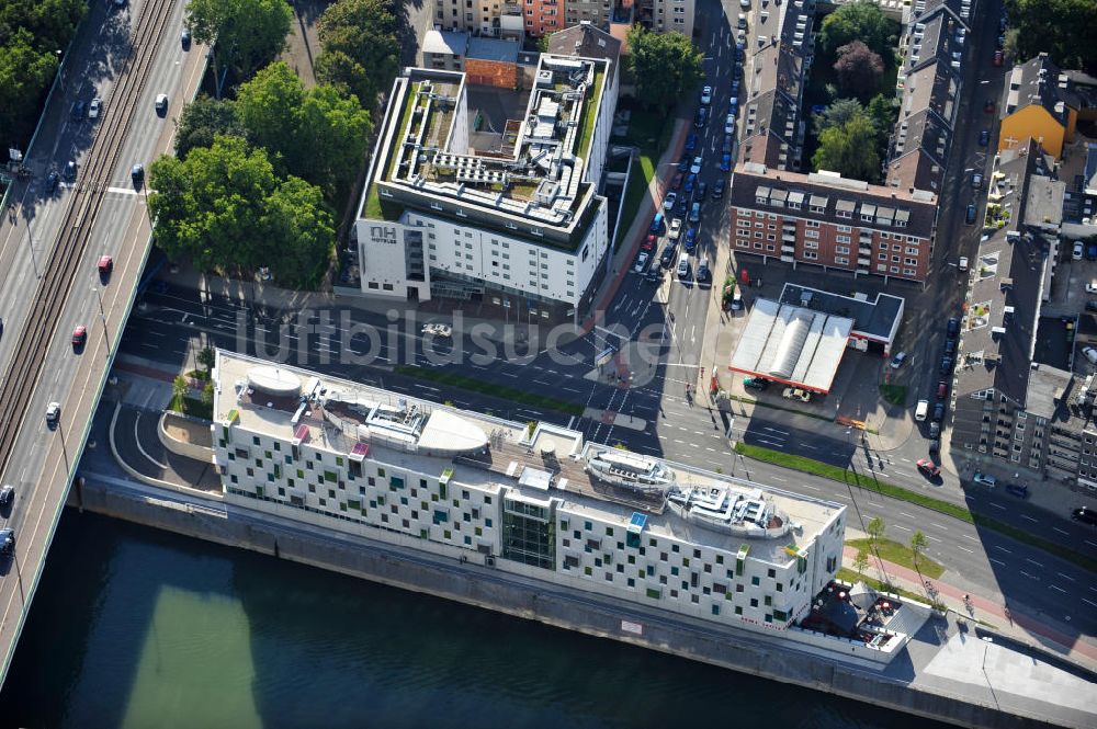 Köln aus der Vogelperspektive: Holzwerft / Holzmarkt in Köln