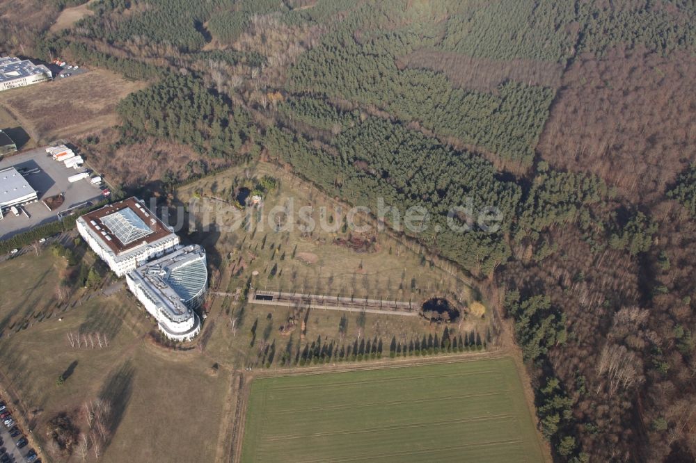 Dietzenbach von oben - Hotel Artrium am Park in Dietzenbach im Bundesland Hessen