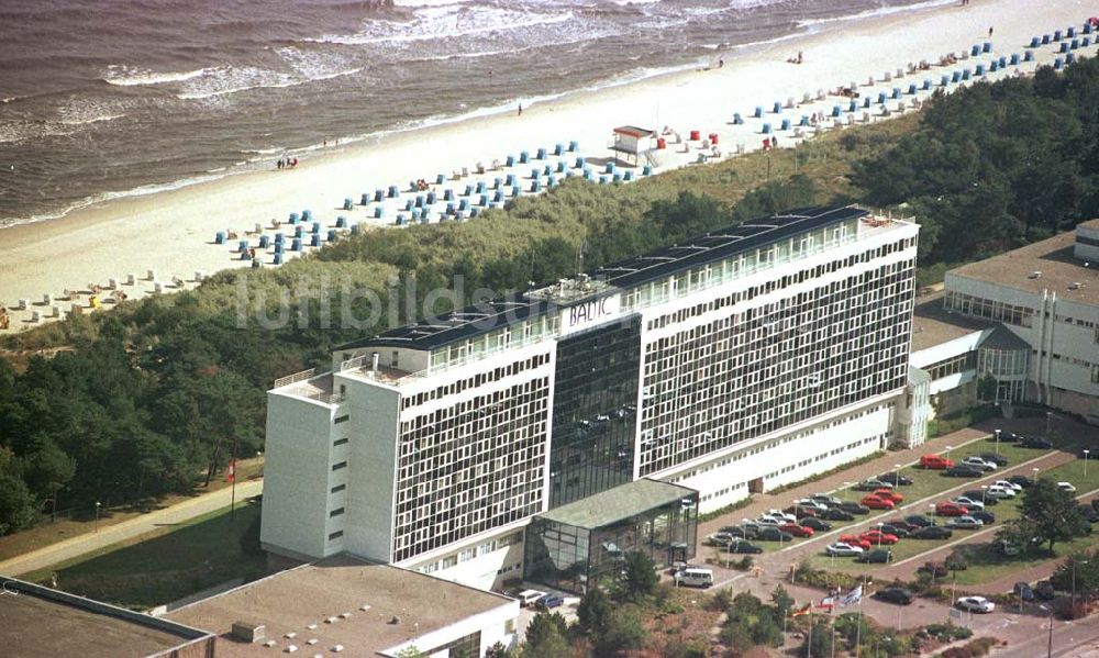 Luftbild Zinnowitz / Usedom - Hotel Baltic in Zinnowitz.