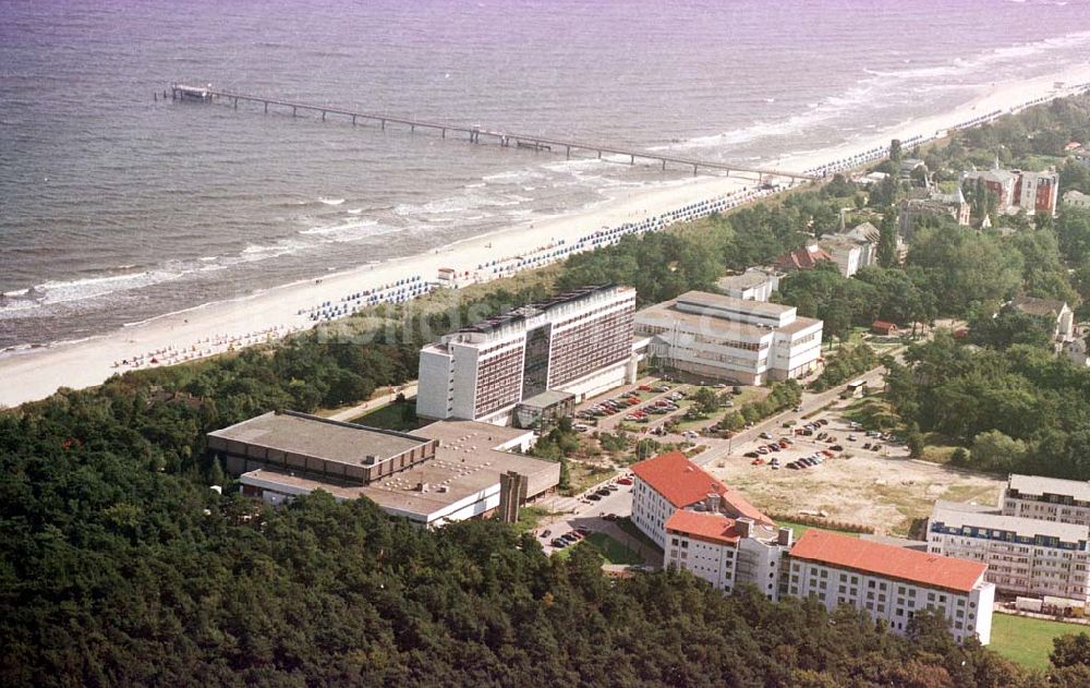 Zinnowitz / Usedom aus der Vogelperspektive: Hotel Baltic in Zinnowitz.