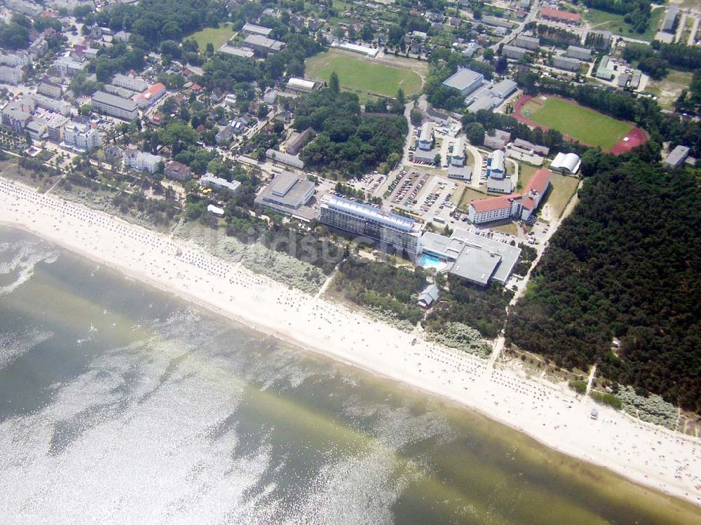 Luftbild Zinnowitz - Hotel Baltic in Zinnowitz auf Usedom in Mecklenburg-Vorpommern