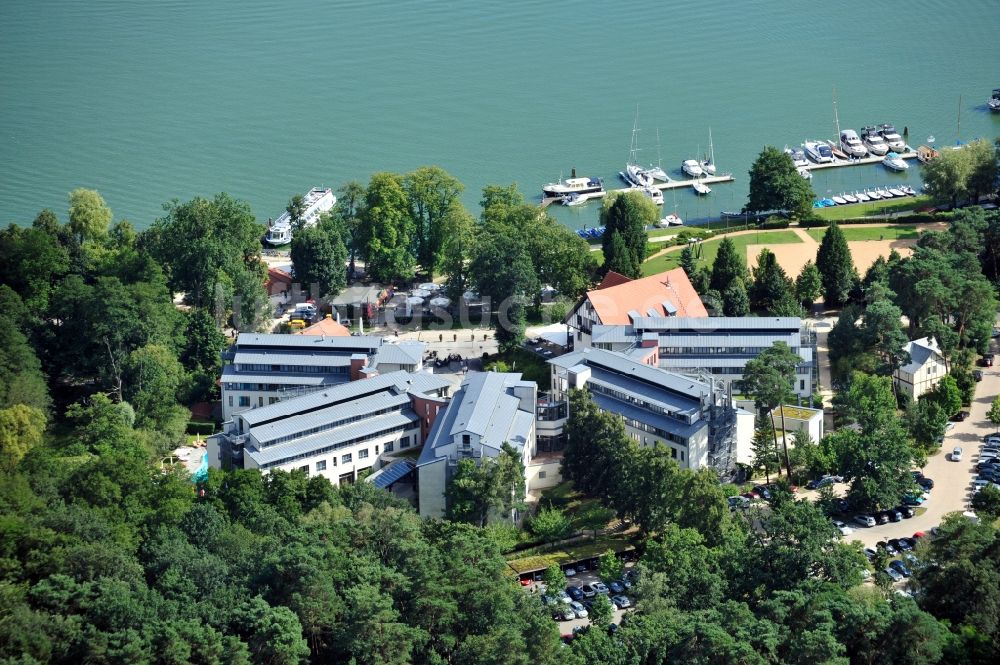 Bad Saarow aus der Vogelperspektive: Hotel Esplanade in Bad Saarow im Bundesland Brandenburg