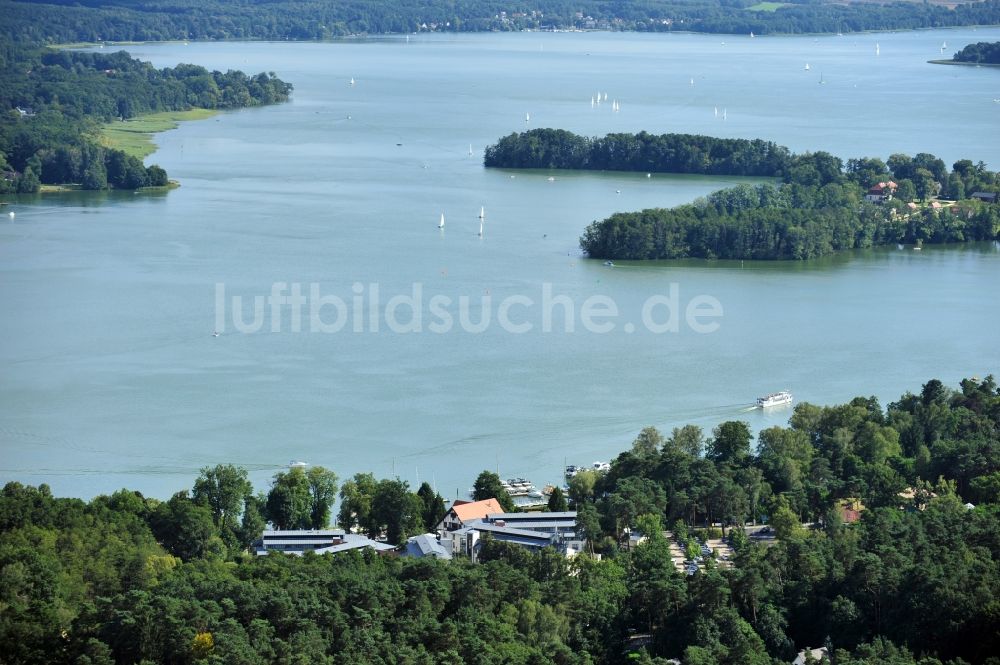 Luftbild Bad Saarow - Hotel Esplanade in Bad Saarow im Bundesland Brandenburg