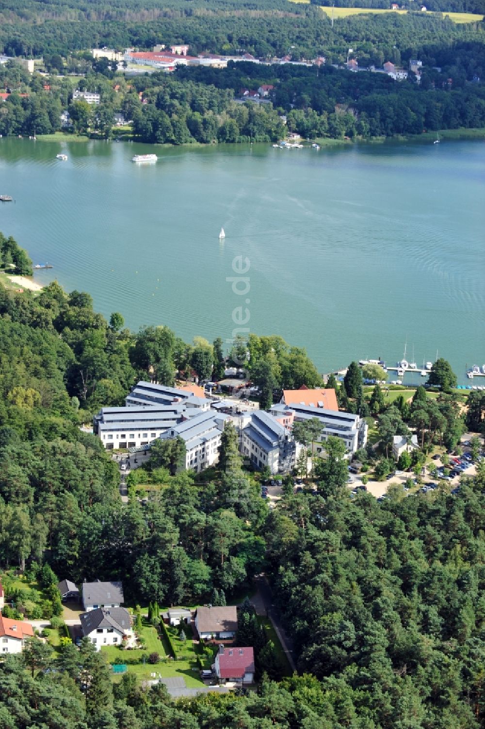 Luftaufnahme Bad Saarow - Hotel Esplanade in Bad Saarow im Bundesland Brandenburg