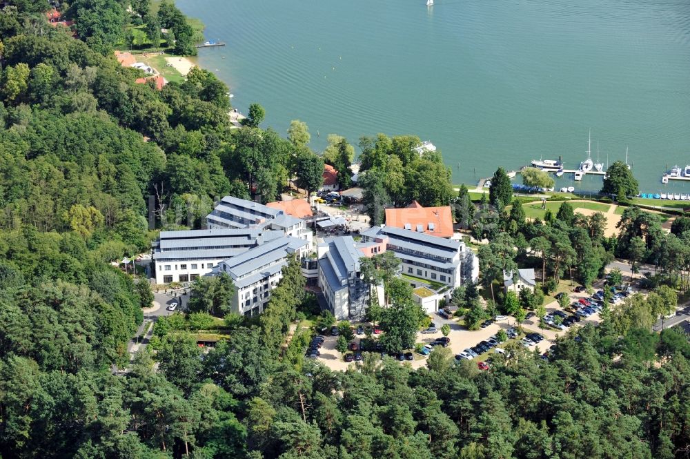 Bad Saarow von oben - Hotel Esplanade in Bad Saarow im Bundesland Brandenburg