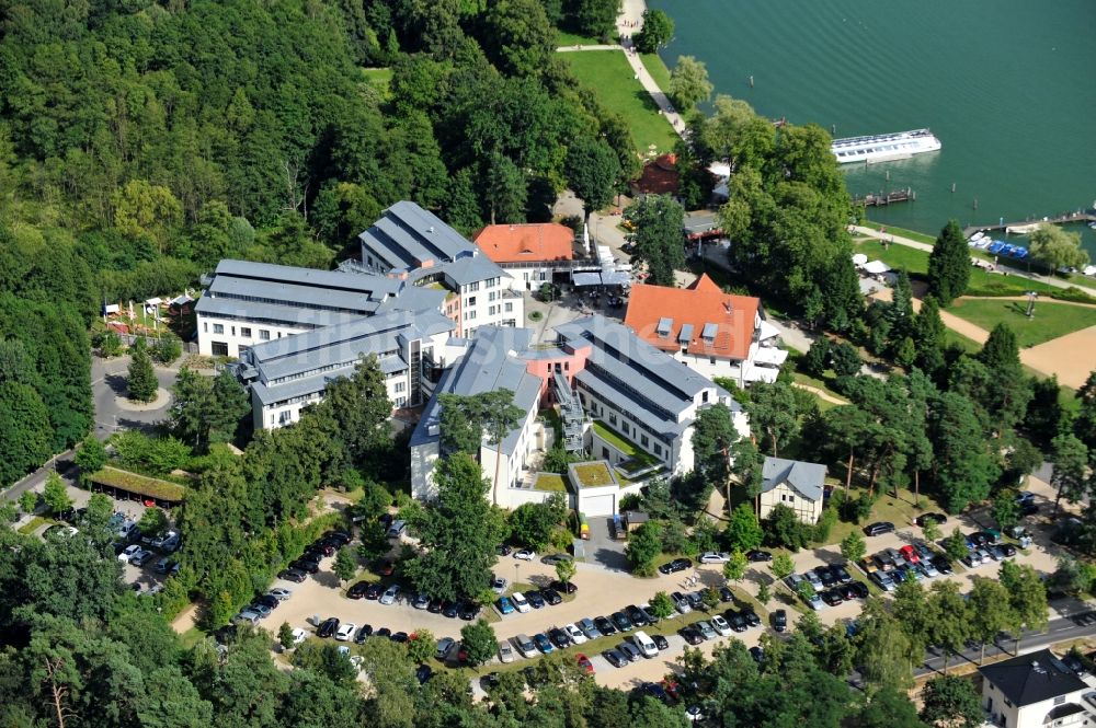 Bad Saarow aus der Vogelperspektive: Hotel Esplanade in Bad Saarow im Bundesland Brandenburg