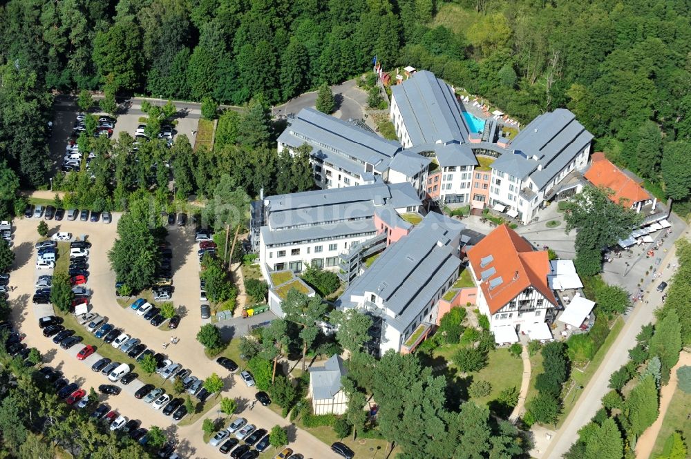 Luftbild Bad Saarow - Hotel Esplanade in Bad Saarow im Bundesland Brandenburg