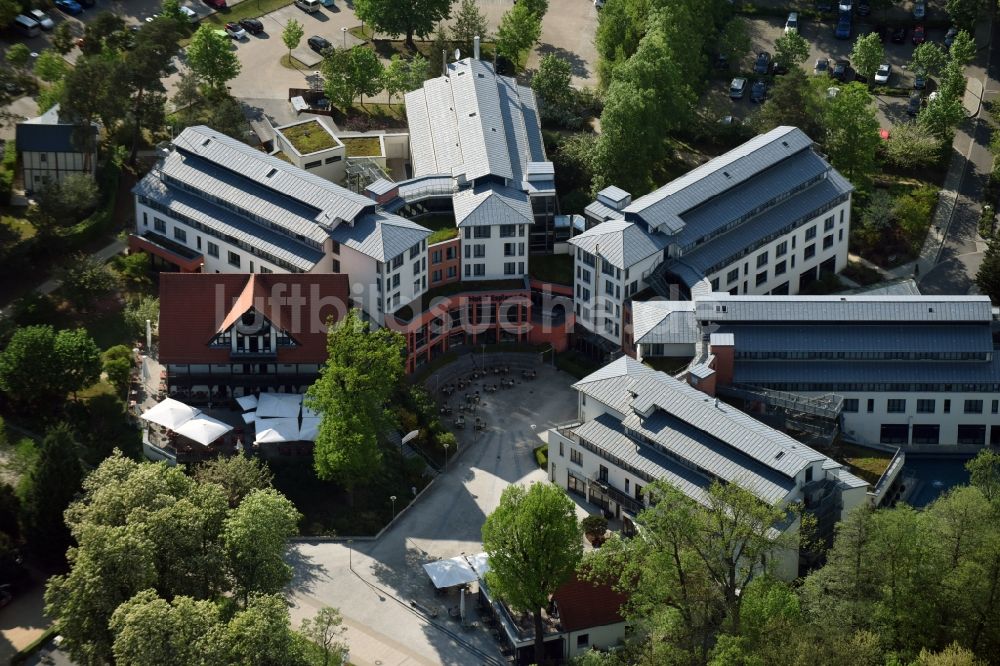 Bad Saarow von oben - Hotel Esplanade in Bad Saarow im Bundesland Brandenburg