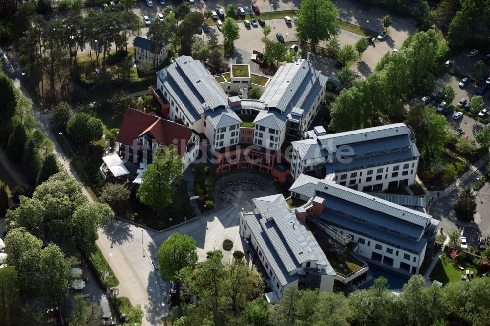 Bad Saarow aus der Vogelperspektive: Hotel Esplanade in Bad Saarow im Bundesland Brandenburg