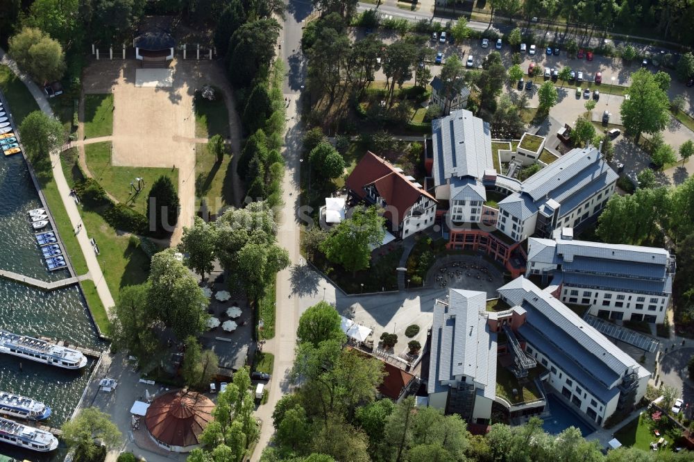 Luftbild Bad Saarow - Hotel Esplanade in Bad Saarow im Bundesland Brandenburg