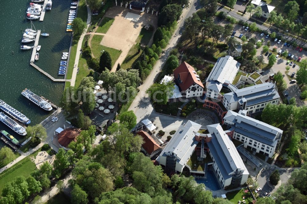 Luftaufnahme Bad Saarow - Hotel Esplanade in Bad Saarow im Bundesland Brandenburg