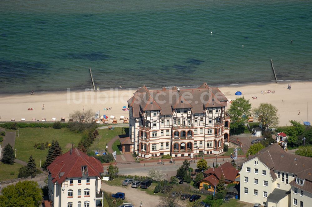 Kuhlungsborn Von Oben Hotel Garni Schloss Am Meer In Kuhlungsborn