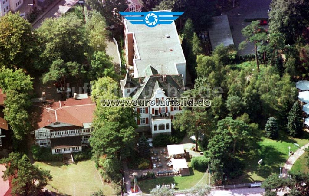 Luftaufnahme Ahlbeck / Usedom - Mecklenburg-Vorpommern - Hotel Hubertus in Ahlbeck / Usedom.