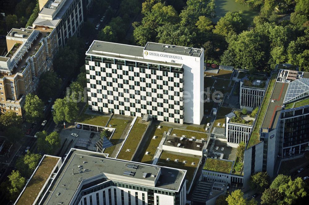 Luftbild Berlin - Hotel InterContinental in Berlin-Tiergarten