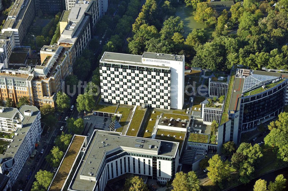 Luftaufnahme Berlin - Hotel InterContinental in Berlin-Tiergarten