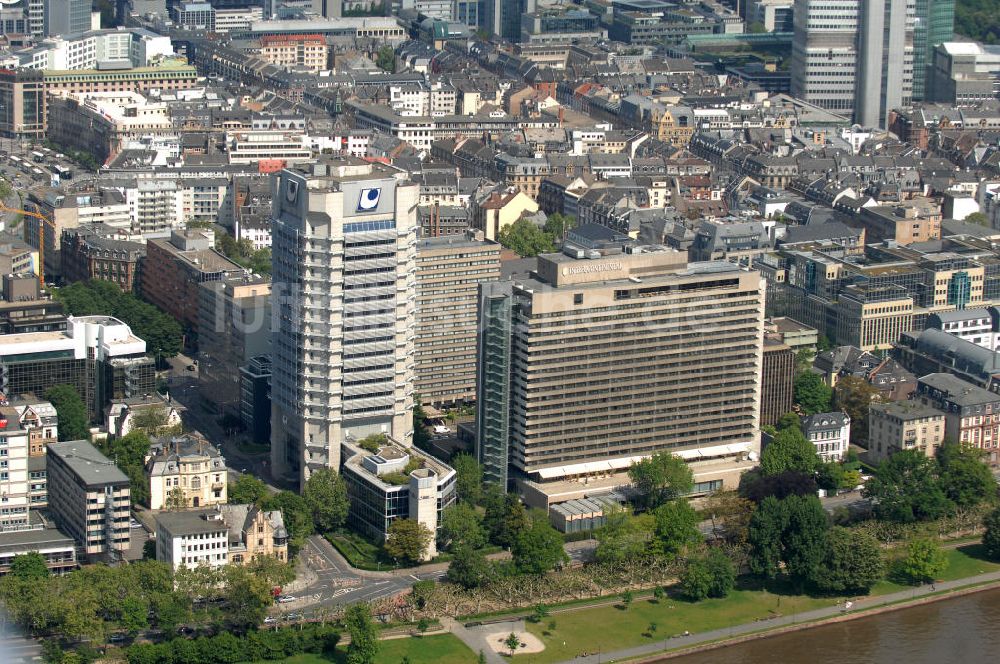 Frankfurt am Main aus der Vogelperspektive: Hotel InterContinental Frankfurt